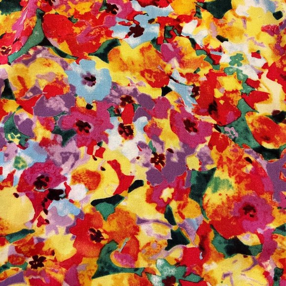 Cabi Luisa Multi-Color Floral Racerback Tank Top Size Medium - Picture 5 of 8